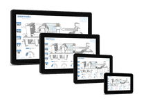 G-Mation V44 - G-Mation V44 Panel PC multitouch montaggio tubo/braccio